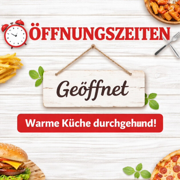 Diavolo OEffnungszeiten Öffnungszeiten auf weißem Holz 